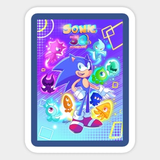 my fan art sonic ultimate colors Sticker